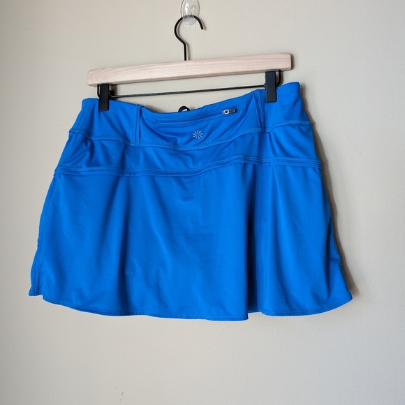 Athleta Athletic skirt with built in shorts bright Blue size medium - Picture 5 of 5